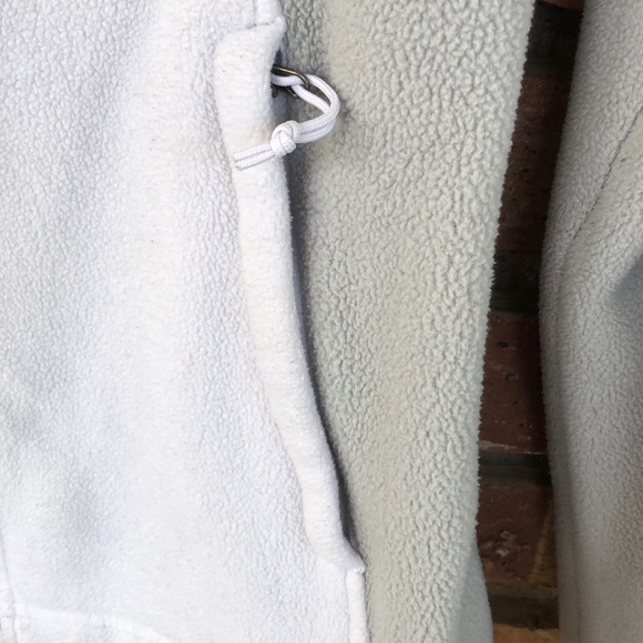 The North Face jacket. Gray and white. - Picture 2 of 6